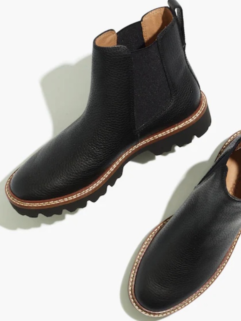 Madewell the citywalk Chelsea boots leather 10